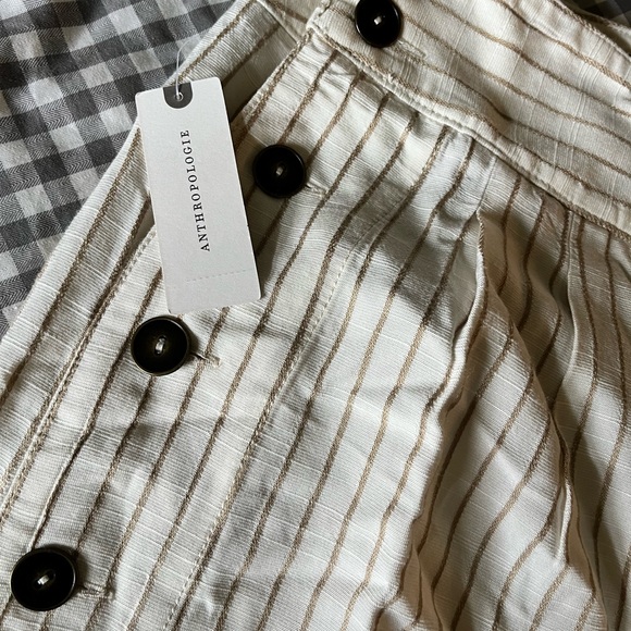 Anthro wide leg linen pant - Picture 1 of 8